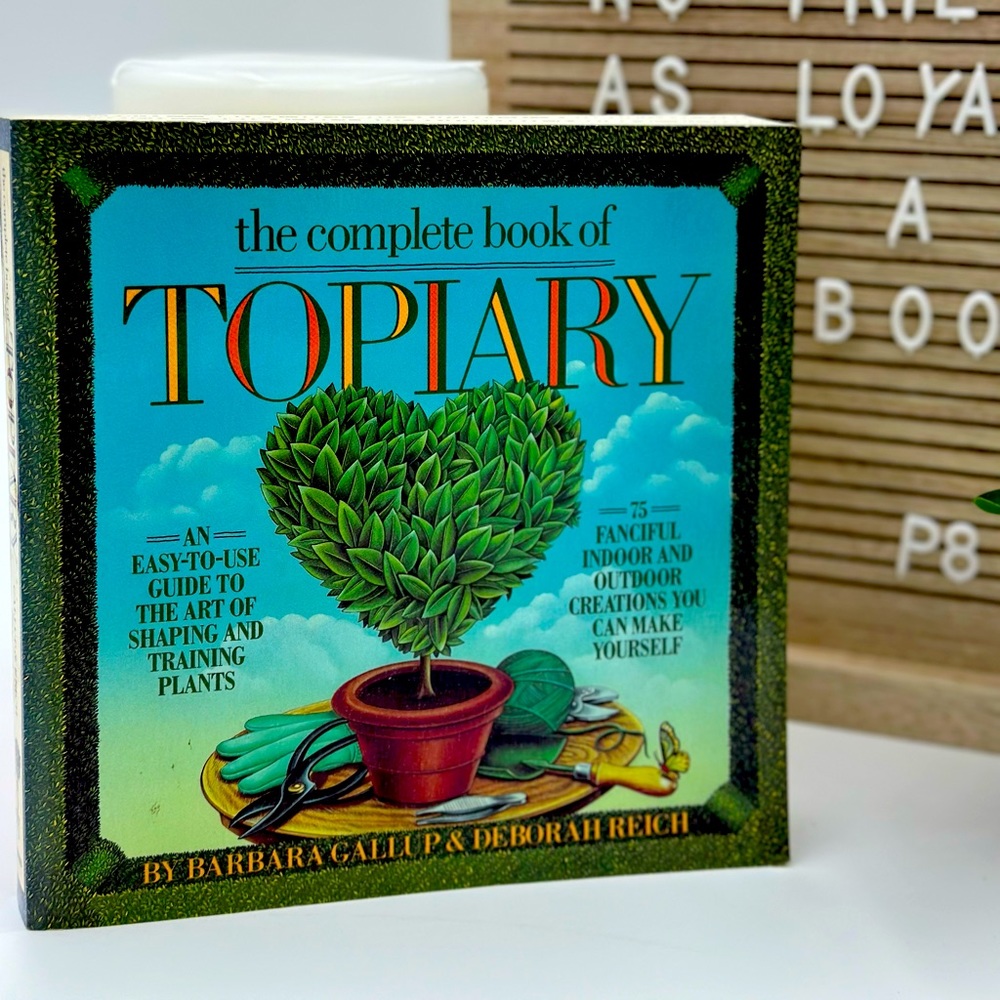 Garden book on Topiary